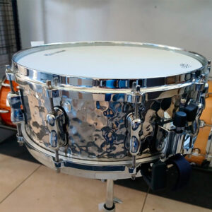 X-DRUM STHHS-1455D Rullante alluminio martellato 14"×5,5"